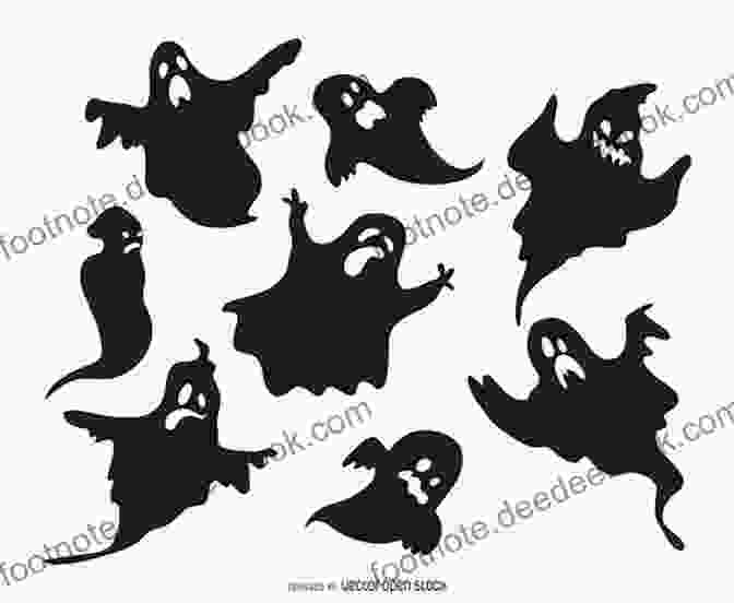 A Black And White Garland With Skull Silhouettes And Ghost Figures. Unofficial Hocus Pocus Cross Stitch: 25 Movie Inspired Patterns And Designs For Year Round Halloween Decor