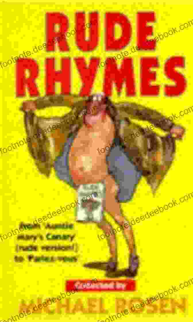 A Book Cover Of 'Rude Rhymes' By Michael Pellegrino, Featuring A Cartoonish Illustration Of A Man And Woman In Suggestive Poses. Rude Rhymes Michael Pellegrino