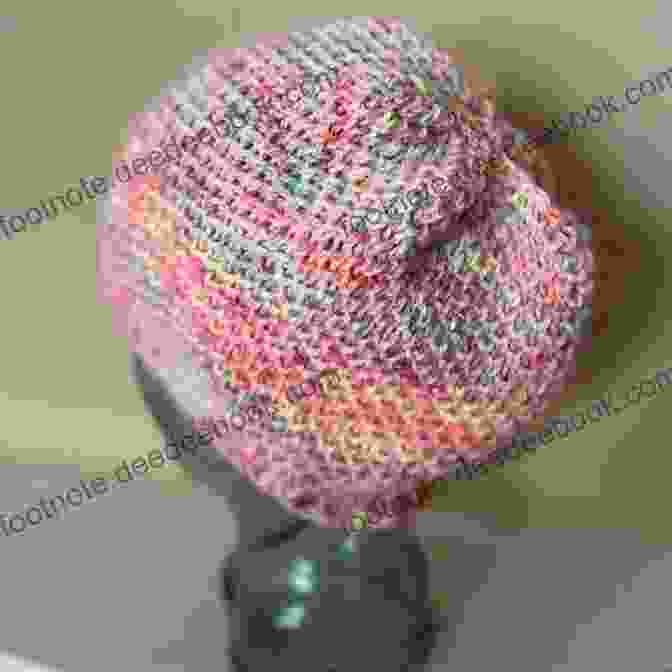 A Breathtaking And Feminine Delicate Flower Hat In A Soft Pink Yarn. Hat Crochet Ideas To Do: Beautiful And Stunning Hat Pattern For Crochet Lovers