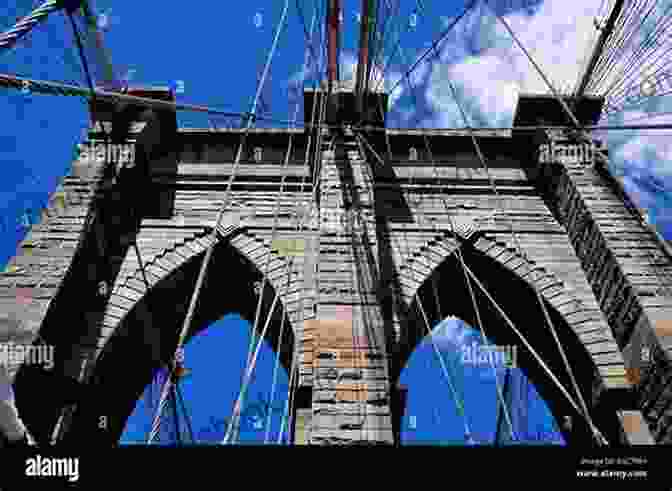 A Captivating Photograph Of The Brooklyn Bridge, Its Steel Cables And Gothic Towers Stretching Across The East River, Connecting Manhattan To Brooklyn. New York City: A Photographic Tour Of The Big Apple (City Series)