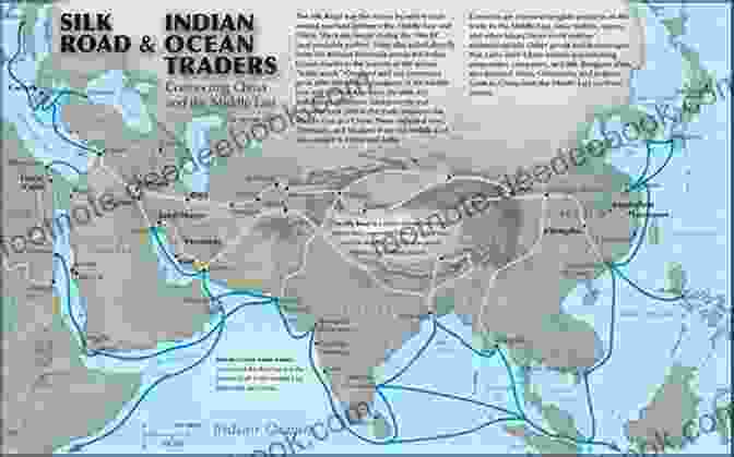 A Map Of The Silk Road, Showing The Trade Routes That Connected China With Europe. The West In Asia And Asia In The West: Essays On Transnational Interactions