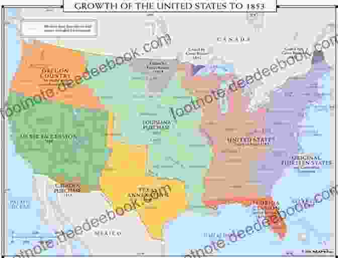 A Map Showing The Territorial Expansion Of The United States From 1783 To 1959. On Empire: America War And Global Supremacy