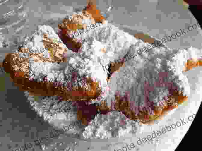 A Plate Of Freshly Made Beignets From Café Du Monde In New Orleans, Louisiana. Bike Tourist New Orleans: Riding Bicycles In New Orleans