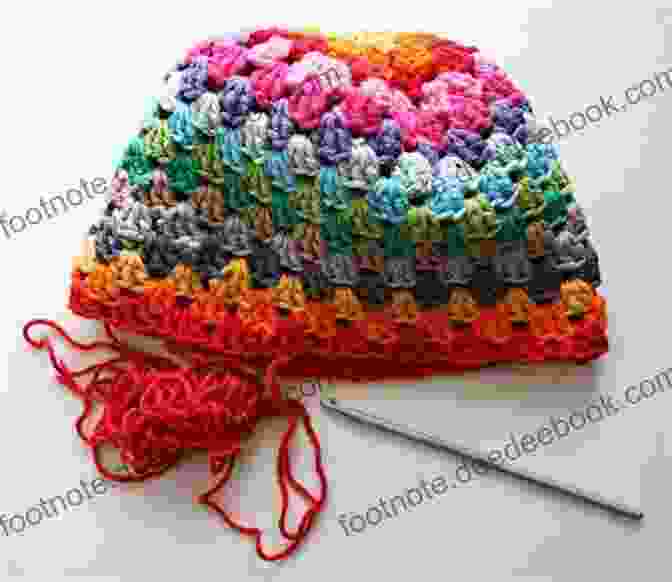 A Vibrant And Eye Catching Granny Square Hat In A Rainbow Of Colors. Hat Crochet Ideas To Do: Beautiful And Stunning Hat Pattern For Crochet Lovers