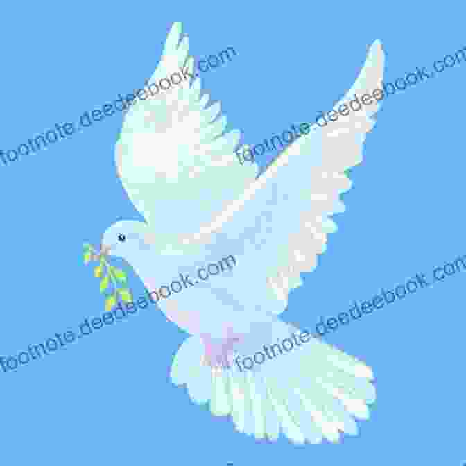 A White Dove Soaring Through The Sky, A Symbol Of Peace And Tranquility Freedom: Poems On Peace Progress And Politics