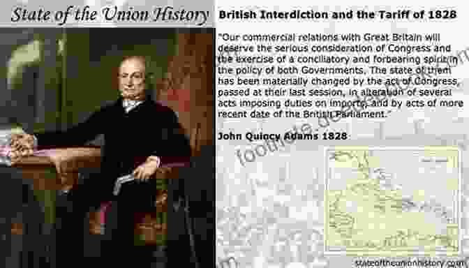 Adams Signing The Tariff Of 1828 State Of The Union Addresses Of John Quincy Adams