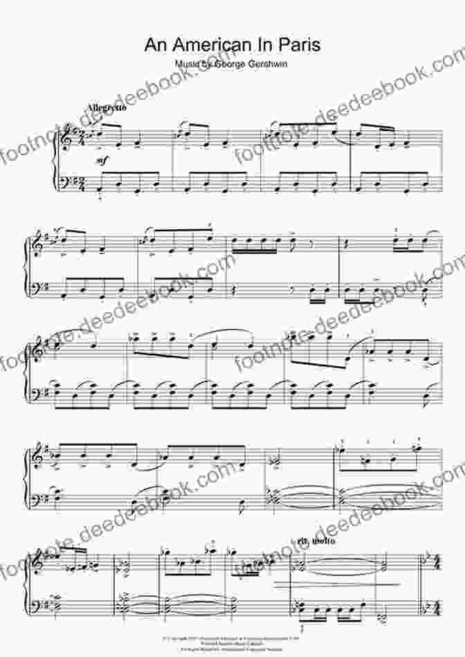 An American In Paris Sheet Music George Gershwin: Jazz Piano Solos Volume 26