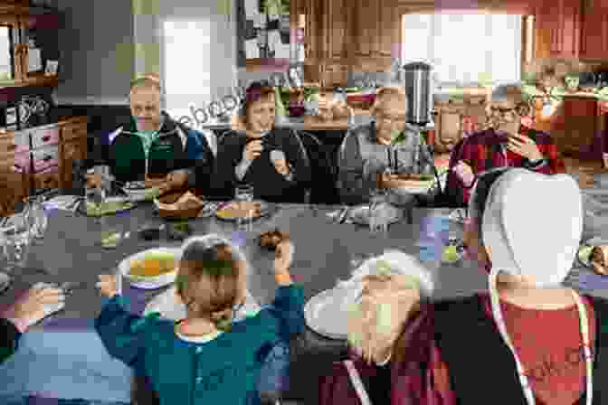 An Amish Family Gathered For A Meal The Coffee Corner (An Amish Marketplace Novel 3)