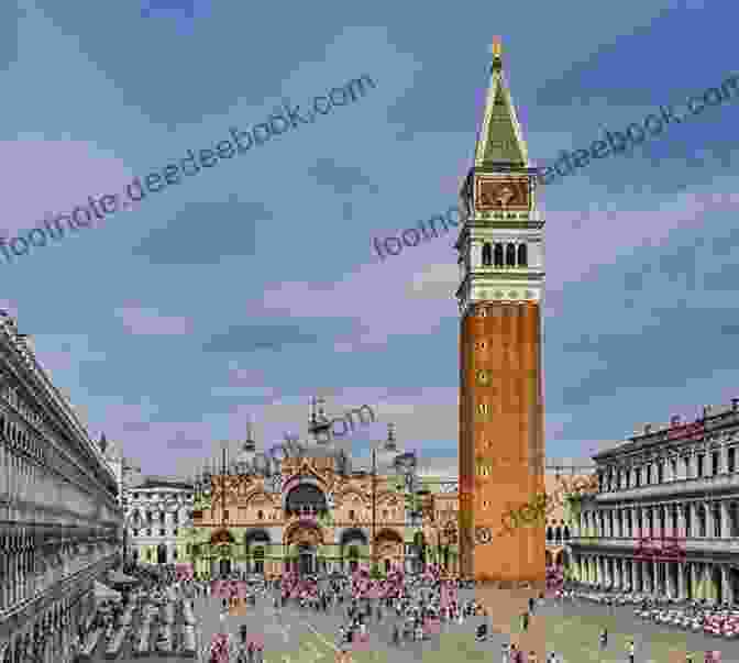 Campanile Di San Marco In Venice, A Towering Brick Structure With Intricate Carvings Venice: Basilicas Bell Towers Bridges And Backstreets