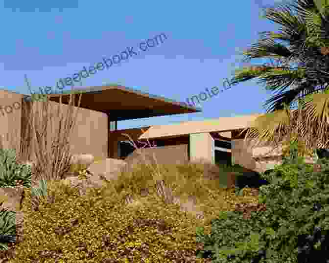 Exterior View Of The Reynolds Desert House Showcasing Its Clean Lines, Large Windows, And Integration With The Desert Landscape Xenakis Creates In Architecture And Music: The Reynolds Desert House