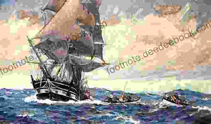 Illustration Of The Pequod, The Ship From Moby Dick Fiction History Of Ships Fleur Hitchcock