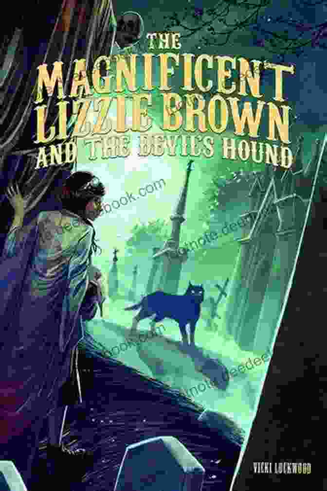 Lizzie Brown Standing In Front Of Blackwood Mansion, The Haunted House Where The Devil Hound Is Said To Dwell. The Magnificent Lizzie Brown And The Devil S Hound