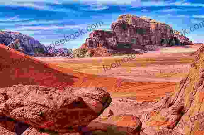 Panoramic View Of Jordan's Stunning Desert Landscape With Towering Mountains In The Distance Jordan: A Irresistible Contemporary Romance (The Buckhorn Brothers 4)