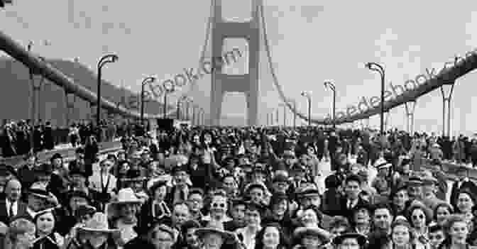 Throngs Of People Celebrate The Opening Day Of The Golden Gate Bridge On May 27, 1937. Historic Photos Of The Golden Gate Bridge